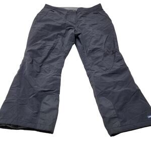 Lands End black snow pants boot bootcut 1x lined